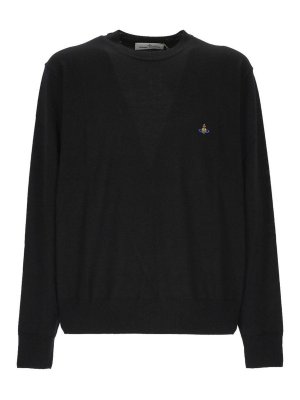 VIVIENNE WESTWOOD: Pull col rond - Pull Col Rond - Noir