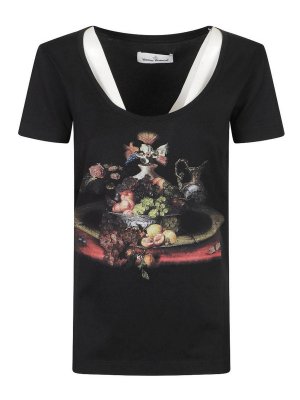 VIVIENNE WESTWOOD: Tシャツ - Tシャツ - 黒