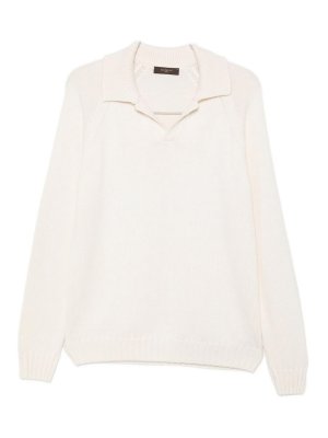 ZANONE: Pull col rond - Pull Col Rond - Blanc