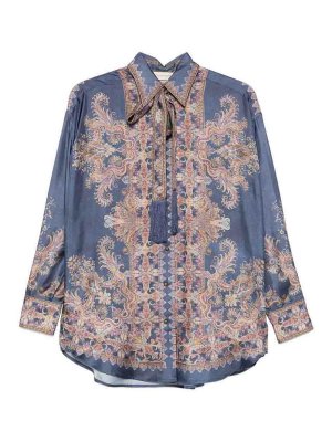 ZIMMERMANN: シャツ - シャツ - ダークブルー