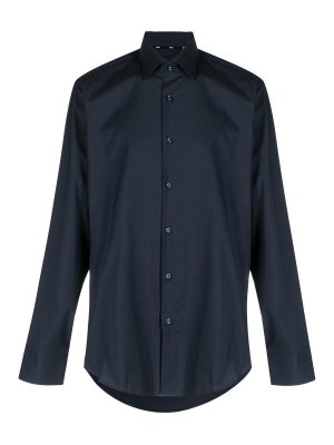 Hugo Boss: シャツ - シャツ - ダークブルー
