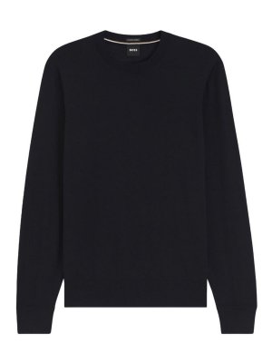 Hugo Boss: Pull col rond - Pull Col Rond - Bleu Foncé