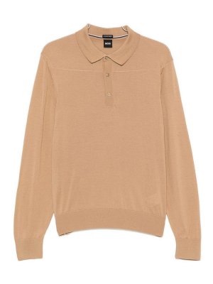 Hugo Boss: Pull col rond - Pull Col Rond - Beige