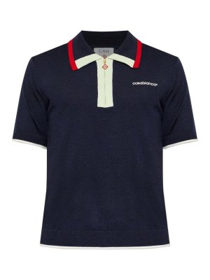 CASABLANCA: Poloshirts - Poloshirt - Dunkelblau