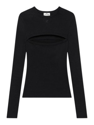 Courreges: クルーネック - クルーネック - 黒