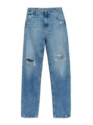 DOLCE & GABBANA: straight leg jeans - Straight-leg jeans