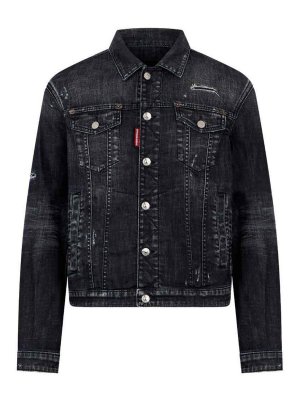 DSQUARED2: Manteaux courts - Manteau Court - Noir