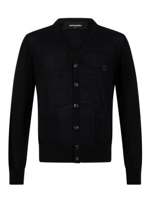 DSQUARED2: Pull col rond - Pull Col Rond - Noir