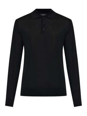 DSQUARED2: Pull col rond - Pull Col Rond - Noir