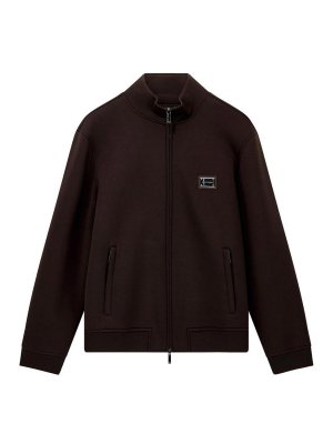 EMPORIO ARMANI: Strickpullover mit Rundhalsausschnitt - Rundhalspullover - Keine