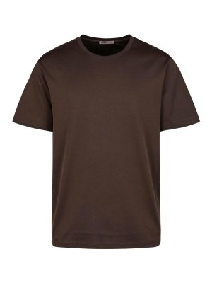HERNO: Tシャツ - Tシャツ - ダークブラウン
