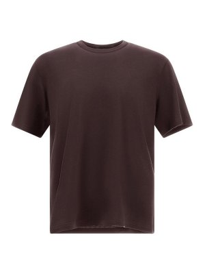 HERNO: Tシャツ - Tシャツ - ダークブラウン