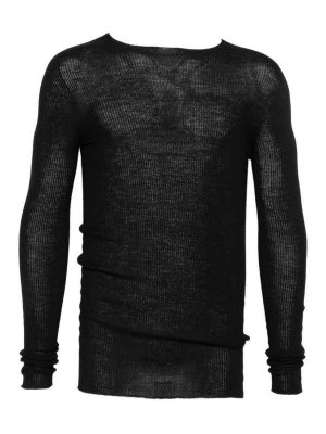 RICK OWENS: クルーネック - クルーネック - 黒