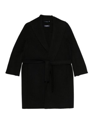 S MAX MARA: ニーレングスコート - 膝丈コート - 黒