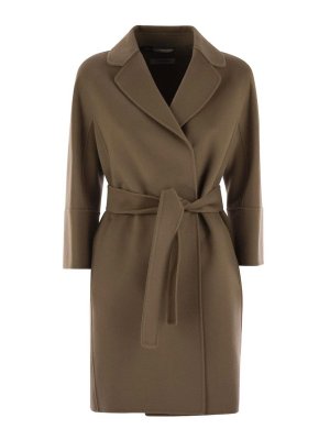 S MAX MARA: ニーレングスコート - 膝丈コート - キャメル