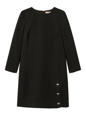 TWINSET: Abrigos largos - Abrigo Largo - Negro