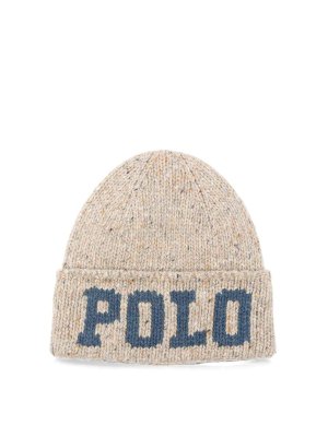 POLO RALPH LAUREN: ニットキャップ - ビーニー帽 - ベージュ