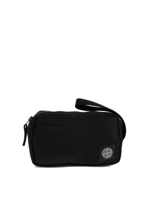 STONE ISLAND: トートバッグ - トートバッグ - 黒