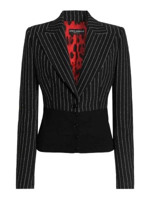 DOLCE & GABBANA: casual jackets - Striped jacket