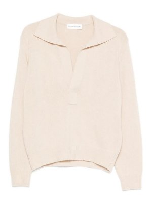 VICTORIA BECKHAM: ポロシャツ - ポロシャツ - ベージュ