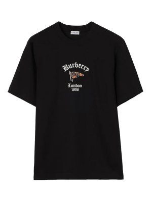 BURBERRY: T-shirts - T-Shirt - Noir