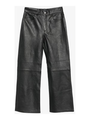 HAIKURE: Pantalones de cuero - Pantalones De Cuero - Negro