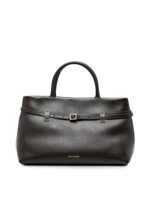 MANU ATELIER: Schultertaschen - Schultertasche - Braun