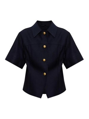 Max Mara: Blusas - Blusa - Azul