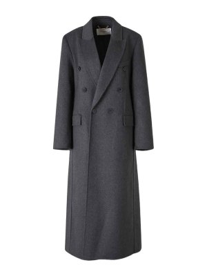 VICTORIA BECKHAM: Abrigos semilargos - Abrigo Midi - Gris