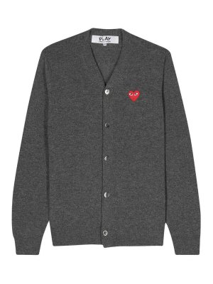 COMME DES GARCONS: Cardigans - Cardigan - Gris