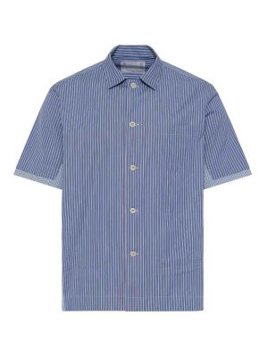 Sacai: Chemises - Chemise - Bleu