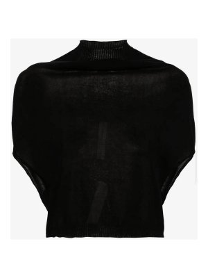 RICK OWENS: Tops & Tank tops - Top Cropped crater knit