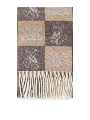 Max Mara: Schals - Schal - Beige