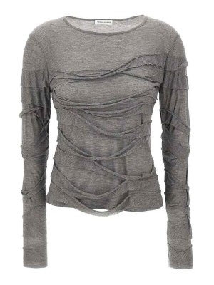 7 FOR ALL MANKIND: Camisetas - Camiseta - Gris