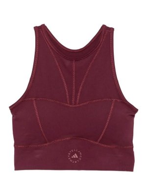 ADIDAS BY STELLA MCCARTNEY: Tops und Tank Tops - Top - Dunkelrot