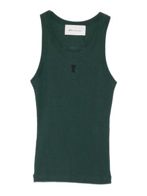 AMI PARIS: Tops & Débardeurs - Top - Vert