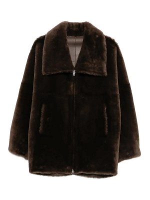 Blancha: cappotti al ginocchio - Cappotto in shearling