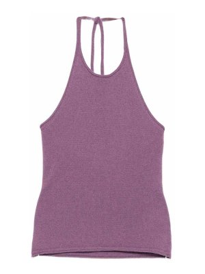 CHRISTOPHER ESBER: Tops & Tank tops - Top Rae Halter Tank in cashmere