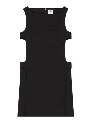 Courreges: cocktail dresses - Dress Cut-Out Crepe