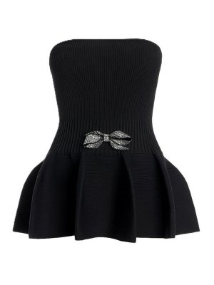 GENNY: Tops y camisetas sin mangas - Top - Negro