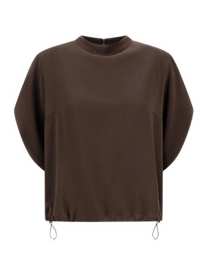 HERNO: Suéteres con cuello pico - Suéter Cuello Redondo - Marrón