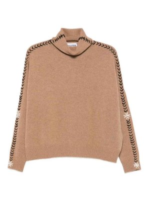 KUJTEN: Pull col rond - Pull Col Rond - Beige