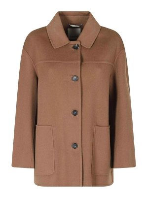 Max Mara: Pelz und Shearling - Pelz - Beige