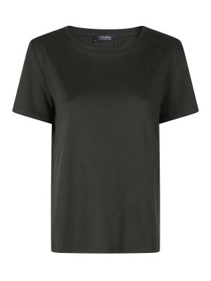 Max Mara: T-shirts - T-Shirt - Grün