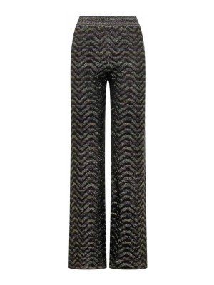 MISSONI: カジュアルトラウザー - カジュアルパンツ - 黒