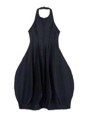 ROHE: cocktail dresses - Pleated dress open back tulip
