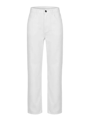 ROHE: Straight Leg Jeans - Straight Leg Jeans - Weiß
