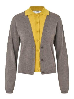 STINE GOYA: Cardigans - Cardigan - Grau