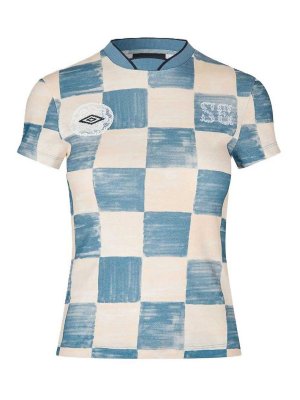 STINE GOYA: t-shirt - T-shirt Slim - Checks ricamato