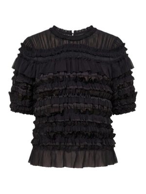 ULLA JOHNSON: Tops & Tank tops - Pleated top mabel